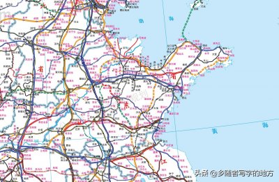 ​高清！山东省铁路规划图2030版，山东人收藏了