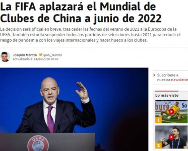 ​中国世俱杯时间确定！推迟至2022年6月 国际足联即将官宣