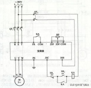 ​变频器按钮启动通用接法