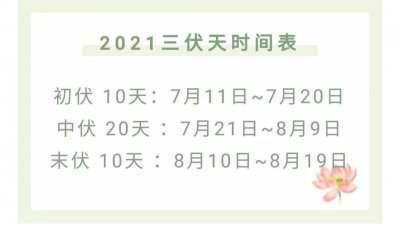 ​头伏饺子，二伏面，三伏烙饼摊鸡蛋，你知道背后的来源么？