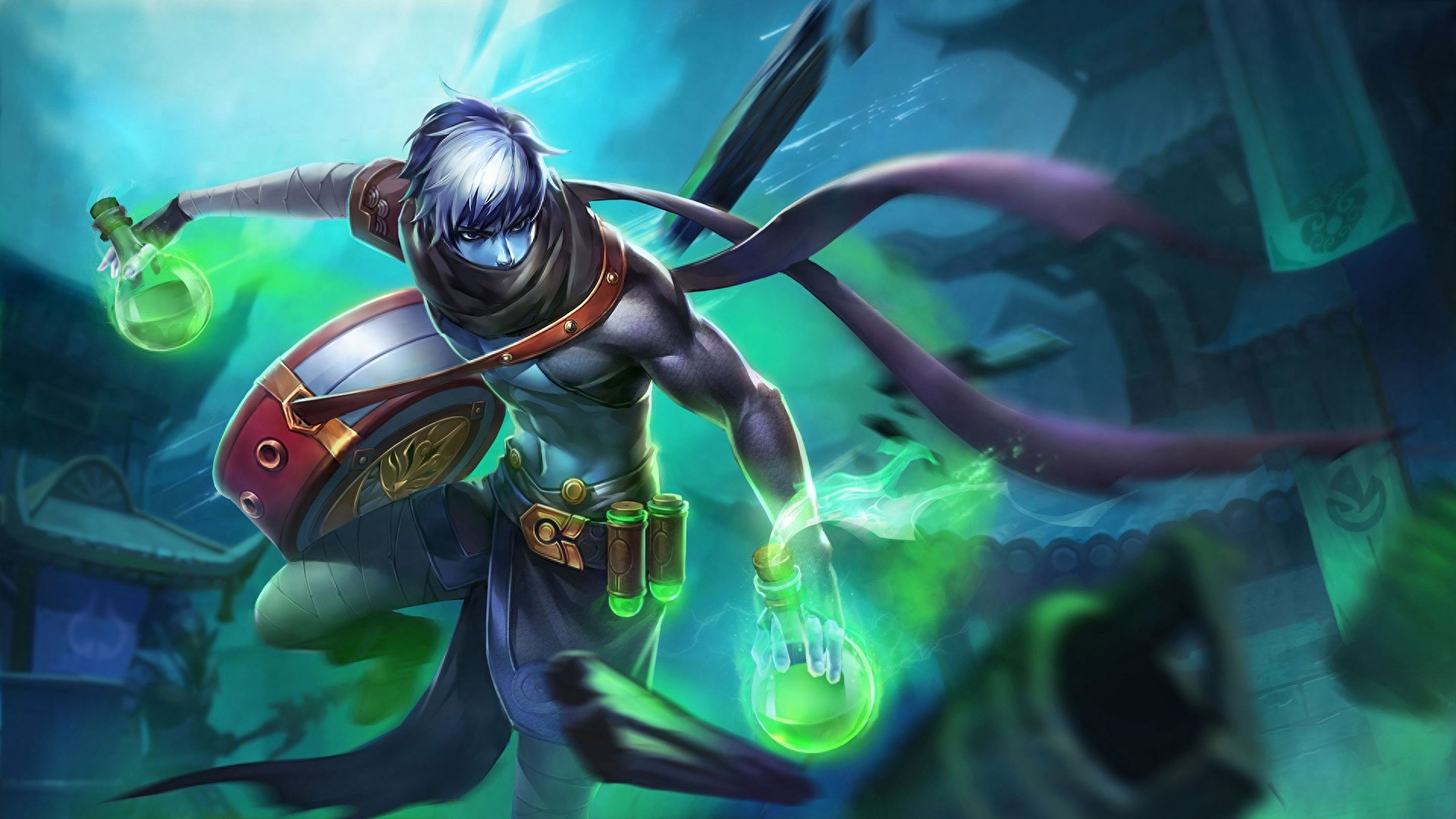 王者荣耀:扁鹊原画壁纸大全,化身博士,炼金王,救世之瞳