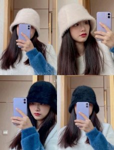 ​大脸、圆脸的女生，冬天最适合这4款帽子，百搭又显脸小