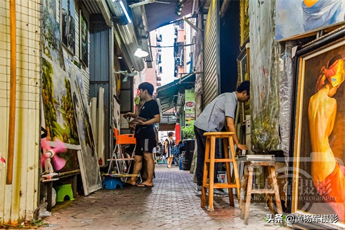 广东深圳大芬油画村，艺术气息浓郁全国最大的油画生产地，看啥样