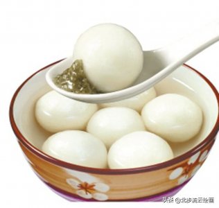 儿童简笔画教程:汤圆,简单的绘画步骤