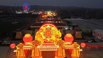 ​张灯结彩迎新春，淄博灯火辉煌启新程！年味正浓！