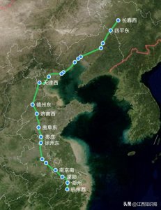 ​G2622次列车长春西至杭州西，停靠22个站，耗时约12小时