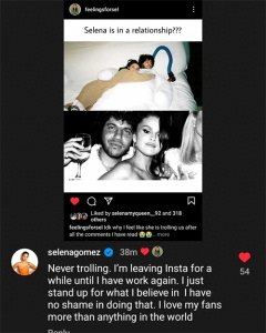 赛琳娜 Gomez 宣布退网!粉丝心碎却支持她勇敢坚持!