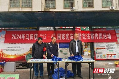 ​永兴县马田镇开展2024年国家宪法日暨宪法宣传周活动