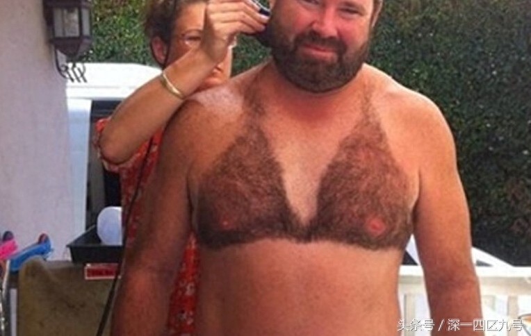 难以理解的胸毛艺术！