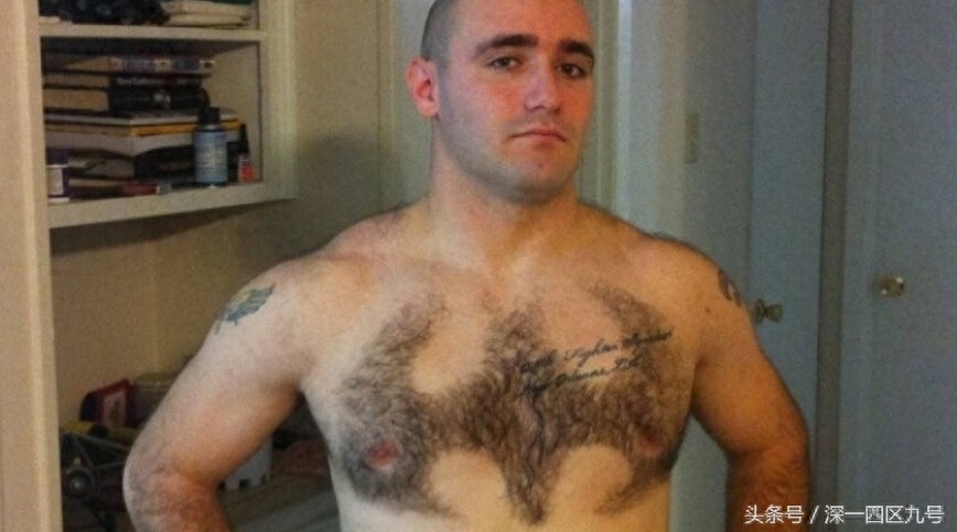 难以理解的胸毛艺术！