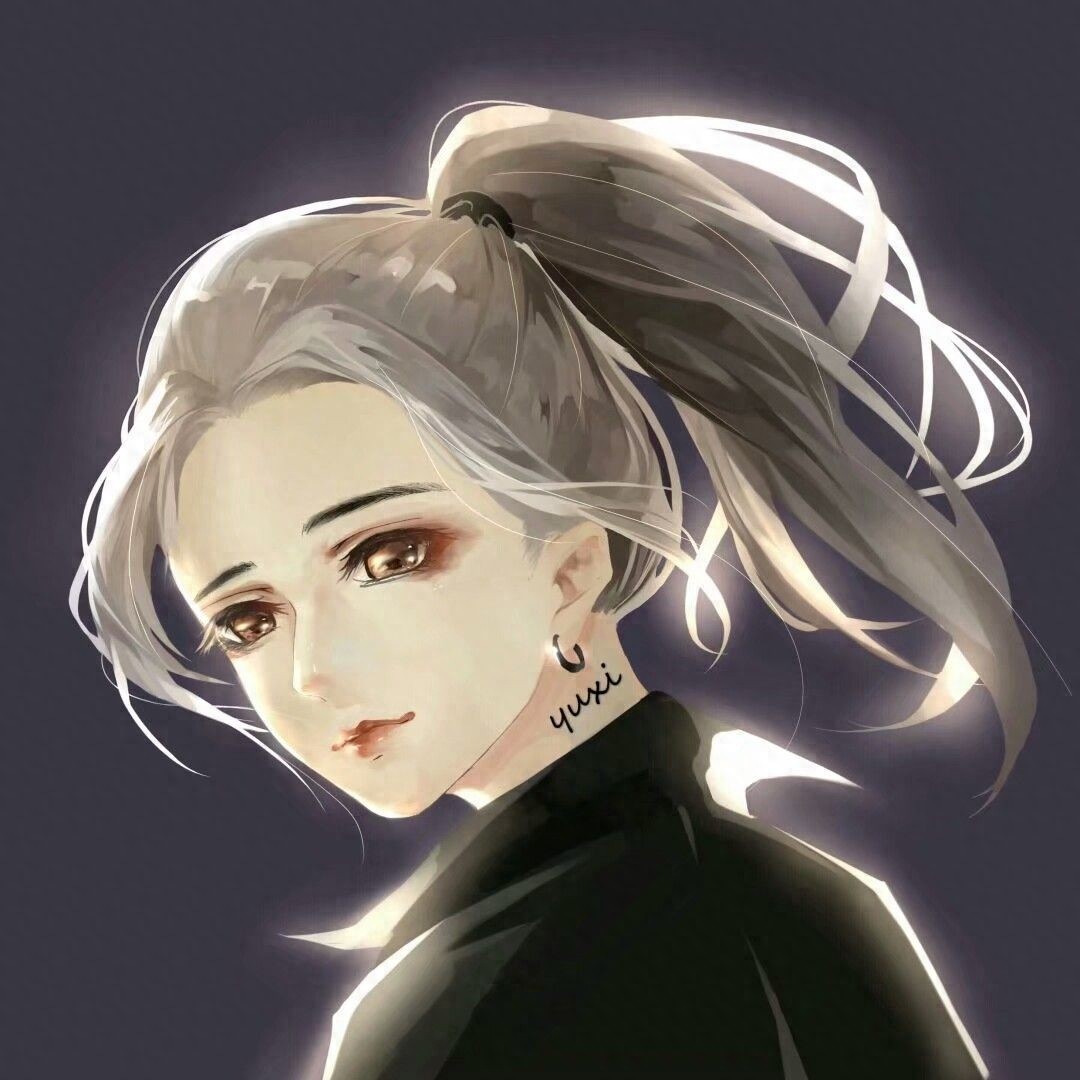 超酷的暗黑系情侣头像，就是这么拽