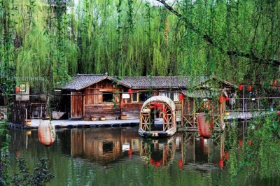 被誉为中国北方最美的水乡——周至水街