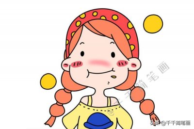 3分钟,教你12种人物头像简笔画,手帐也用得到!