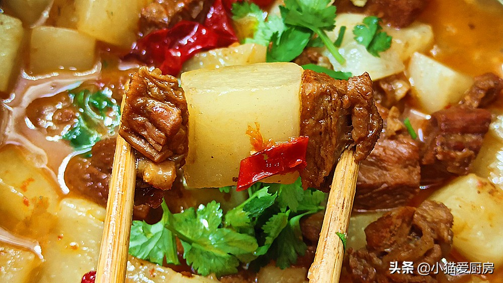 牛腩炖白萝卜怎样做(香辣爽口的牛腩炖萝卜做法)