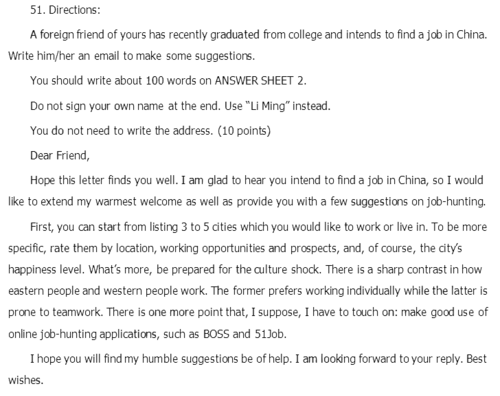 英语a级作文范文2025:找关于英语A级考试作文