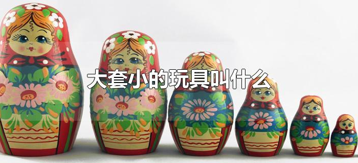 大套小的玩具叫什么 大套小的玩具叫什么