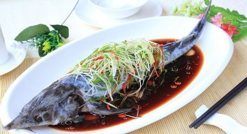 清蒸鲟鱼时怎么去除鱼身上的鳞片