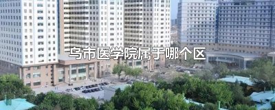 乌市医学院属于哪个区