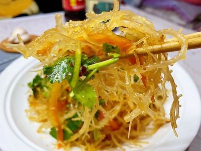 龙须菜凉拌怎么做好吃(凉拌龙须菜,爽口解腻好吃,胶原蛋白丰富)