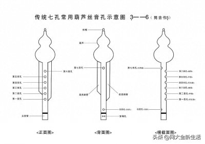 免费领!葫芦丝超全指法练习图表(七孔、九孔)